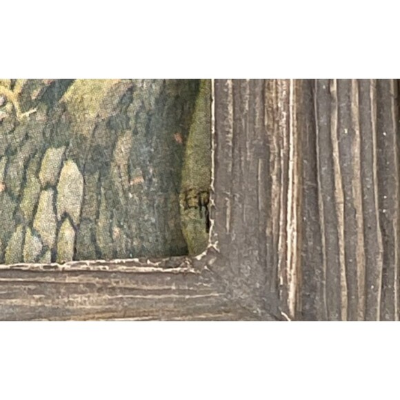 VTG MCM Pair Of Owl Prints 1970’s Rambow Rustic Wall Art Bird Halloween Decor - Picture 3 of 10